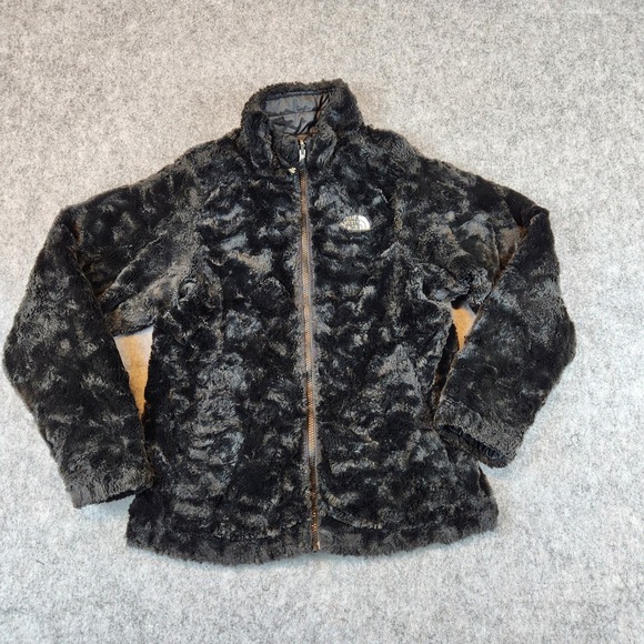 The North Face Other - The North Face Reversible Shasta Jacket Girls L Full Zip Faux Fur Insulated